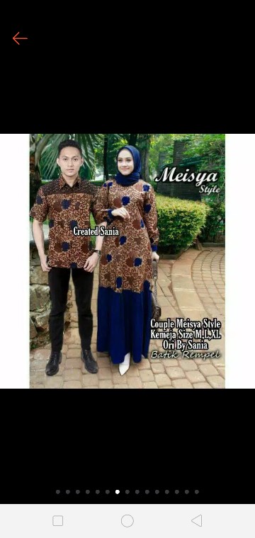 Seragam Batik Couple Terlaris Batik Pekalongan