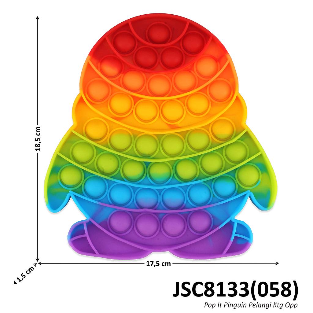 POP IT RAINBOW Mainan Anak Fidget Toys Game Toys-Pinguin