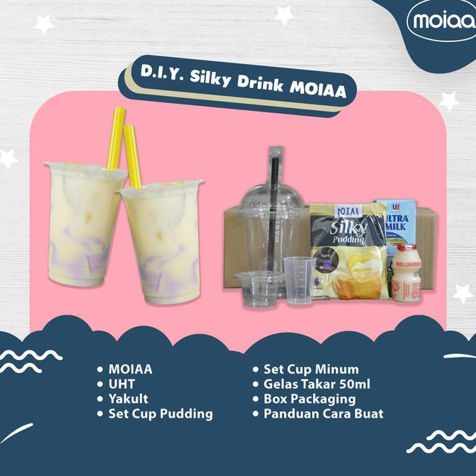 

D.I.Y Silky Drink MOIAA - Silky Drink - Bubuk Pudding