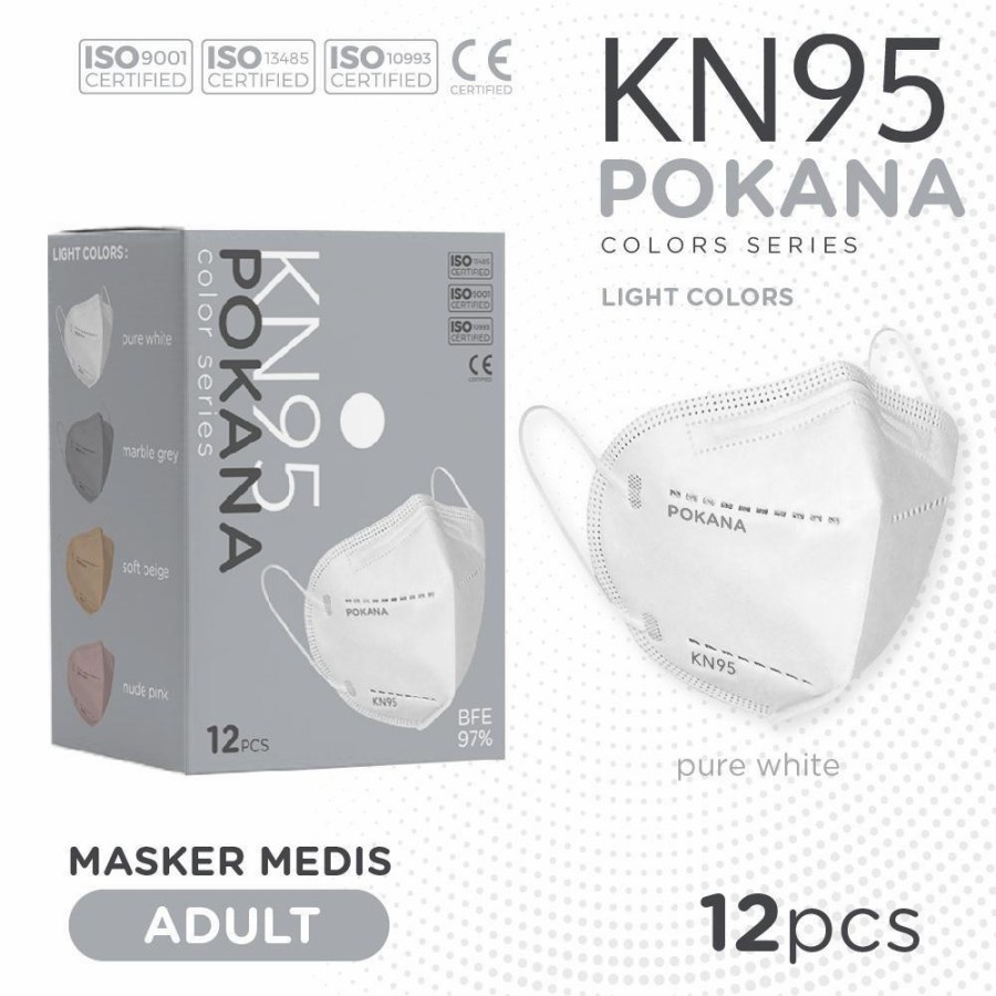 Makassar ! Pokana Masker Medis KN 95 Color Series