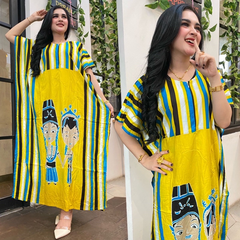 longdress lowo kaftan baju lebaran