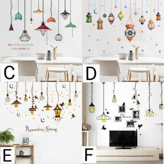 Reliza Wall Sticker Lampu  Gantung Dapur Kitchen Stiker  