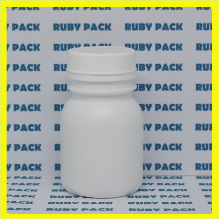 (isi 10pcs) Botol Kapsul 50ml Segel Putih Dove