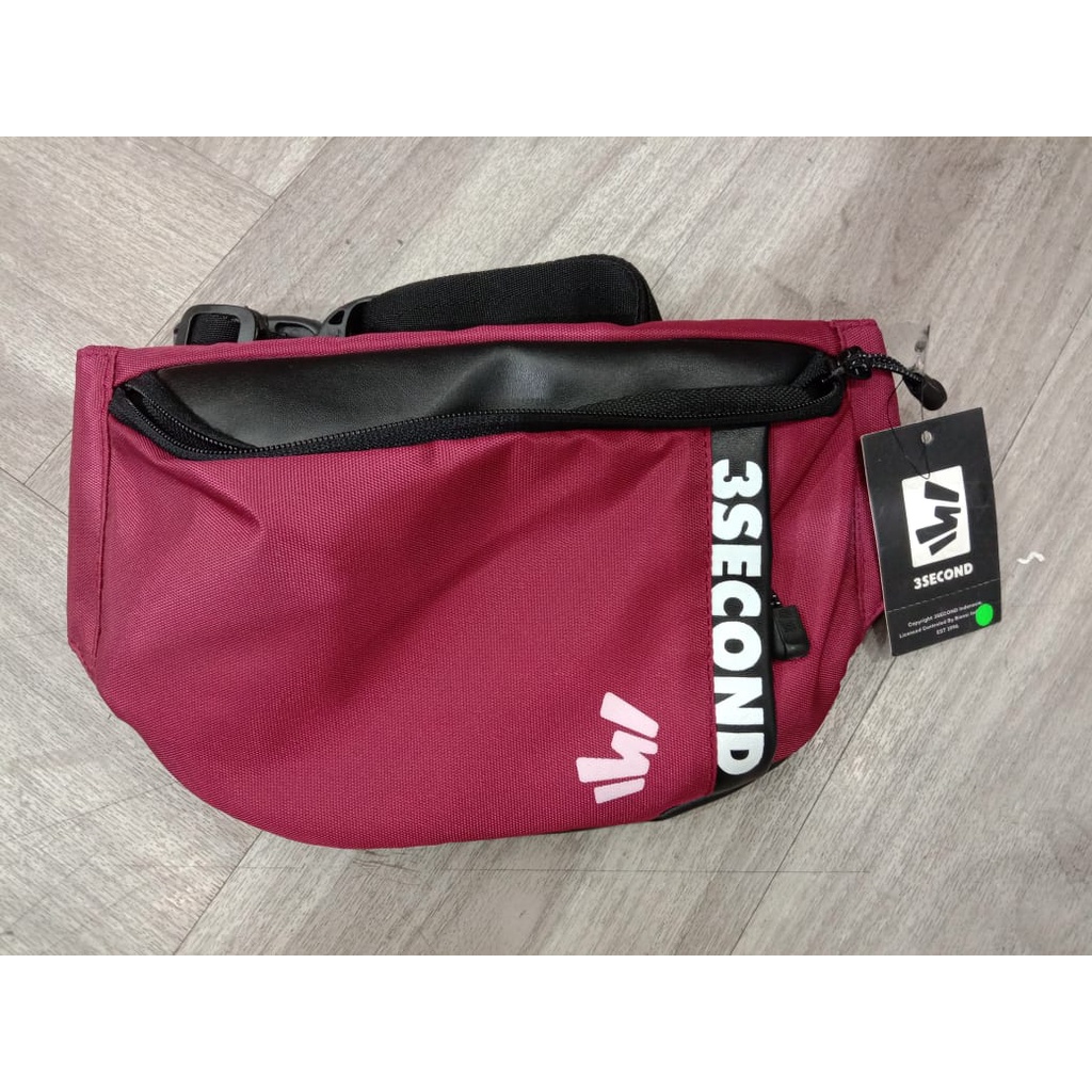 3second Tas Pinggang Pria / Waistbag Pria Original