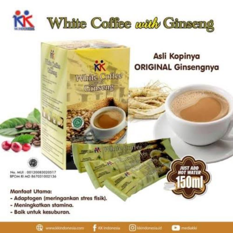 

White Coffee with Ginseng