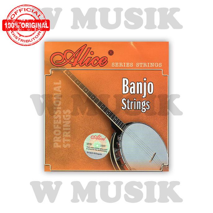 Alice Senar Banjo / Banjo Strings AJ05 Stainless Steel SET 5 String BERKAH