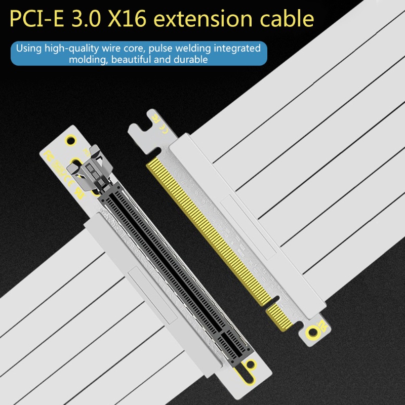 Btsg PCI Untuk Express 16x 3.0 Konektor Kabel Fleksibel Riser Card PCI-E X16 Extension