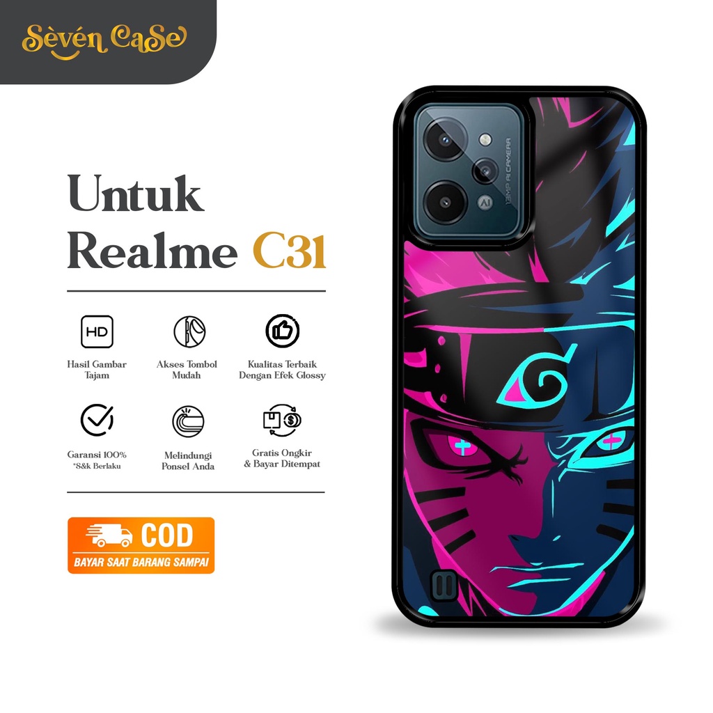 Case REALME C31 - Casing REALME C31 [ NARUTO 2 ] Silikon REALME C31 - Case Hp - Case Mewah - Cassing