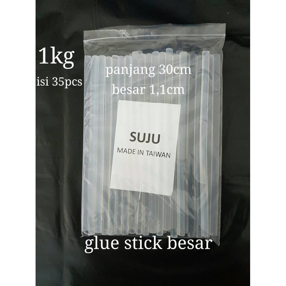 

Asli 1kg lem batangan glue stick besar refill glue gun K1