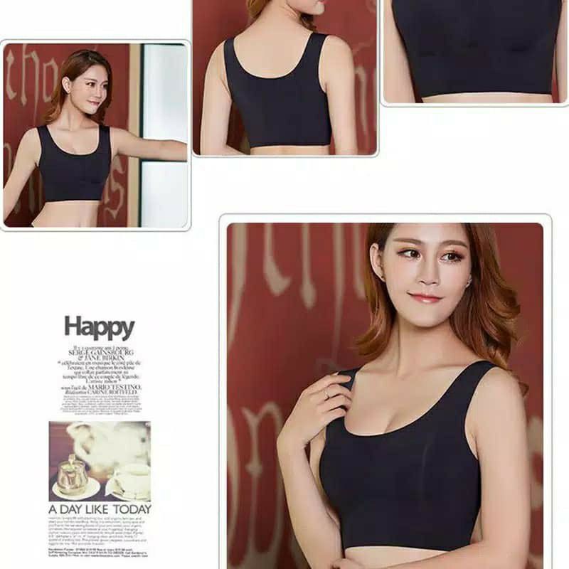 JAPAN SEAMLESS BRA STYLE SPORT TANPA KAWAT BH WANITA ZERO FEEL CUP BRA PREMIUM QUALITY