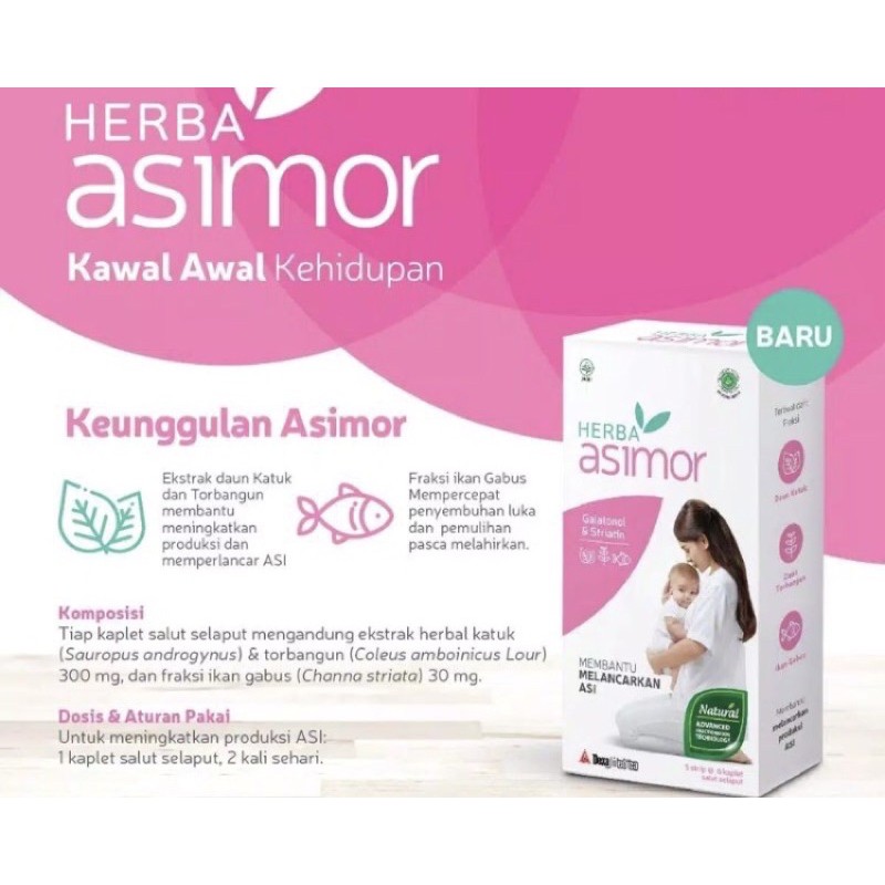 Herba Asimor Asi Booster 30 kaplet