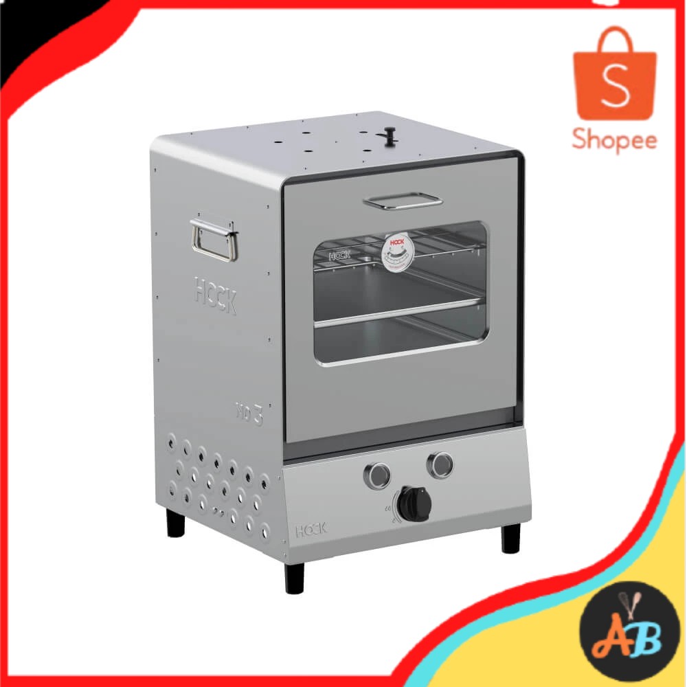 Hock Oven panggangan ayam daging kue Gas besar Stainless HO-GS103 / HO GS 103