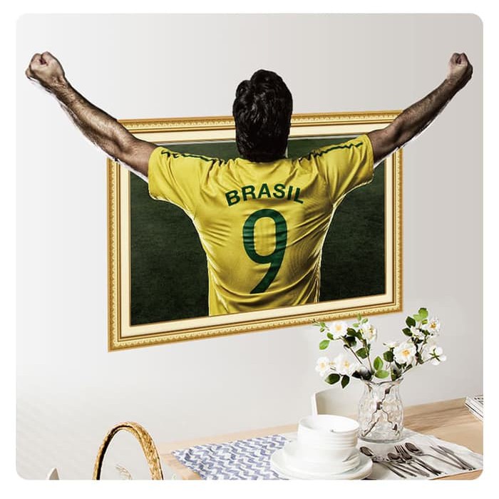 Wallsticker TR75 Brasil Wallsticker Stiker Dinding