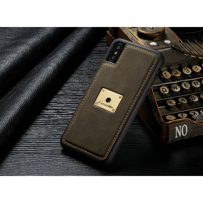 Original Leather Case IPhone XS - Casing IPhone XS Case Leather Premium