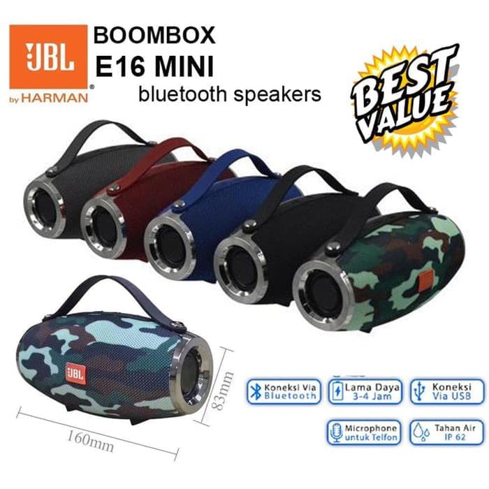 Speaker Bluetooth JBL Super Bass Mini Portable