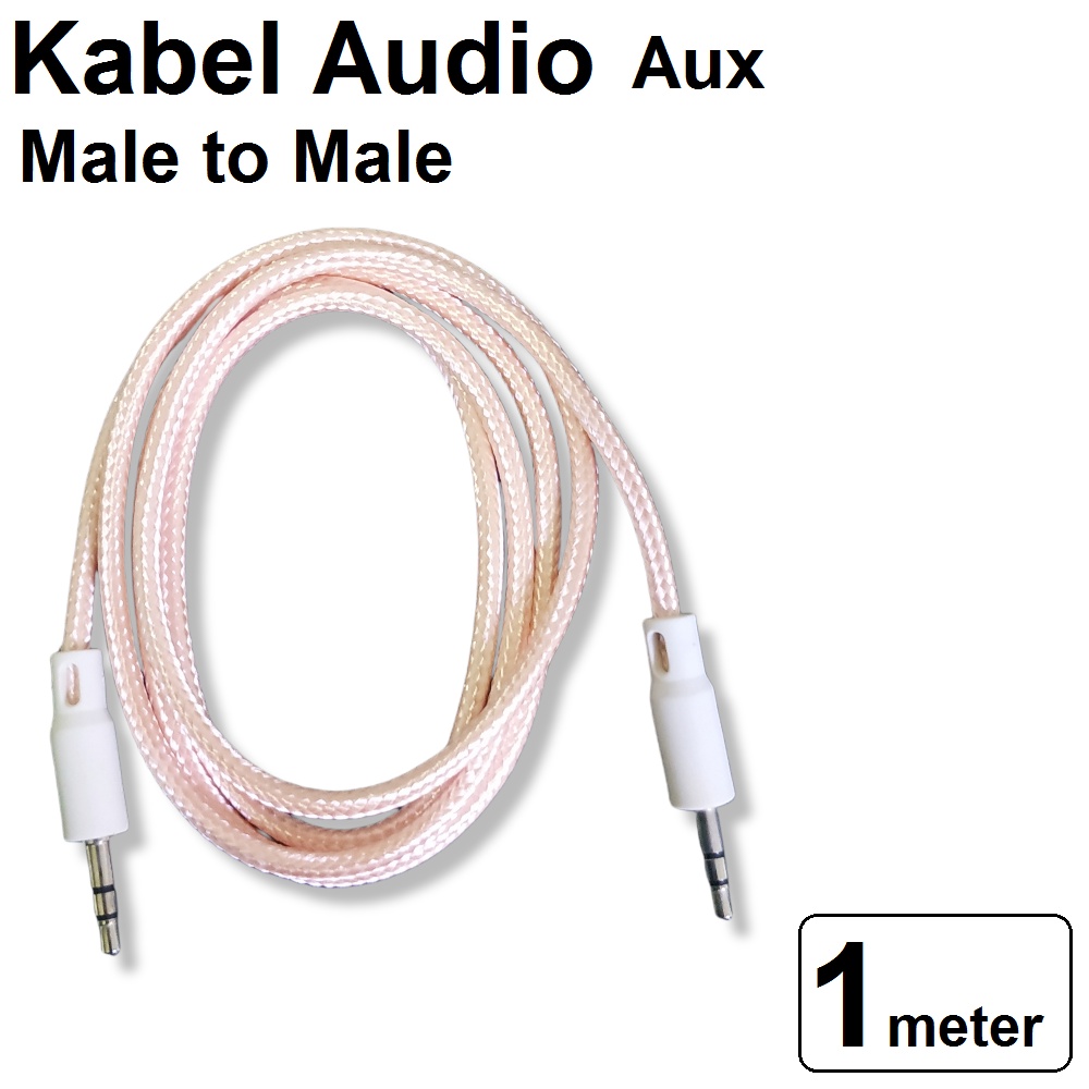 Kabel Audio Aux 3.5mm 1M