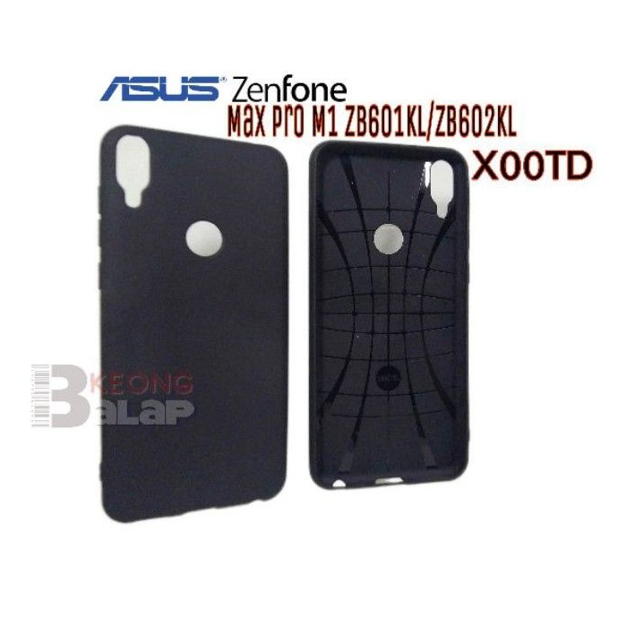 Softcase Asus Zenfone Max Pro M1 Zb601kl Zb602kl Xootd Silicon Black Matte Slim Case Shopee Indonesia