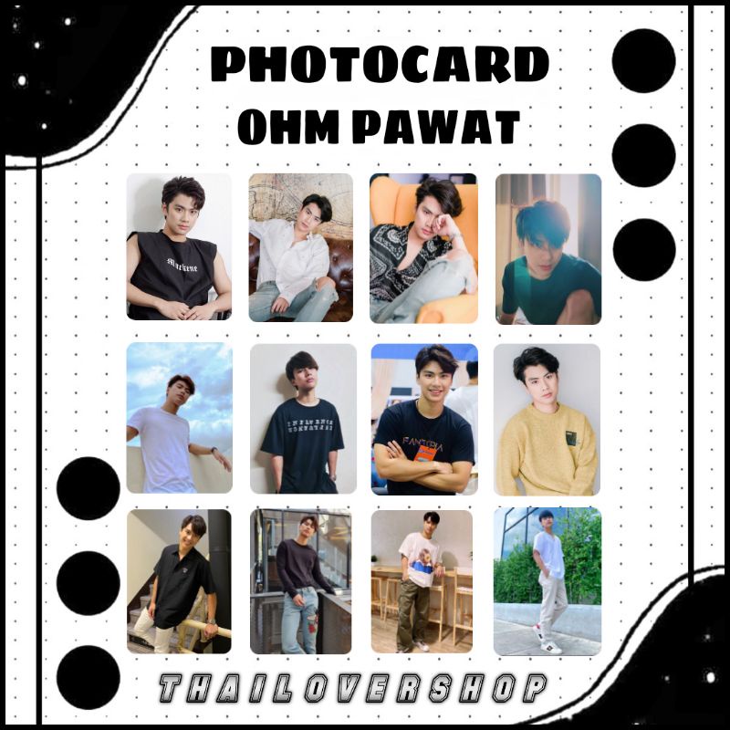 Jual Photocard Ohm Pawat Thai Actor Raikantopeni Gmm Boy Gmmtv Shopee