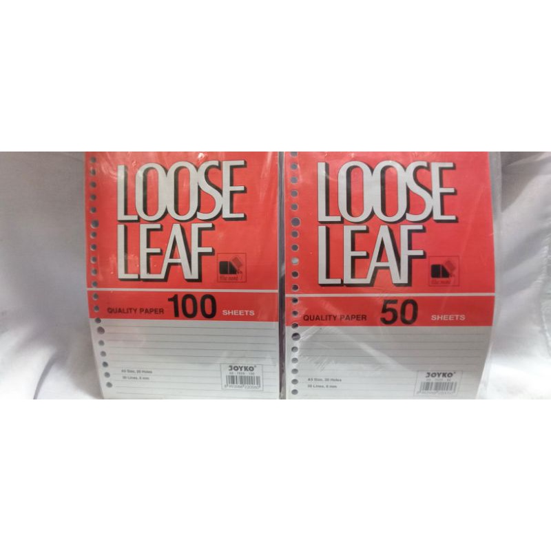 

Loose Leaf A5 / Loose Leaf Kecil