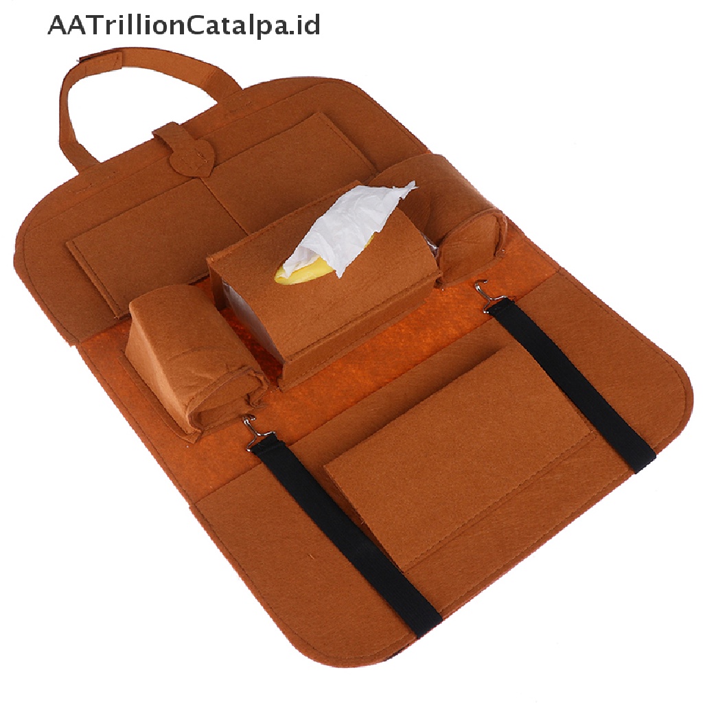 Aatrillioncatalpa 1pc Tas Organizer Multi Saku Untuk Belakang Jok Mobil