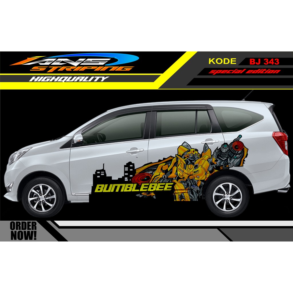 STICKER MOBIL SIGRA, AVANZA / STICKER MOBIL CALYA / DECAL STICKER MOBIL TERBARU