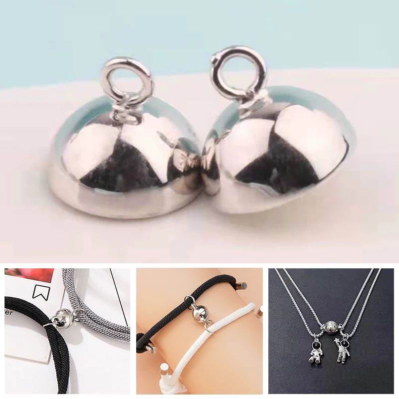 1set Magnet Gelang Couple / Magnet Ball Magnet Love / Magnet Bulat Hati / Kait Gelang