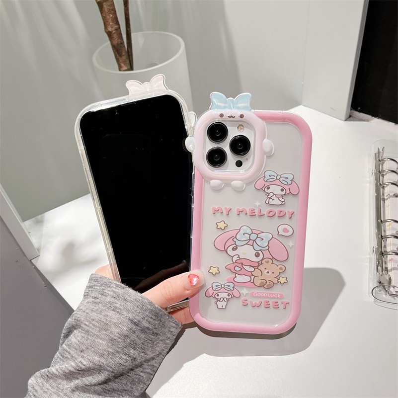 Soft Case Pelindung Desain Monster Kecil Tahan Banting Untuk iPhone 14 13 12 11 Pro Max X Xr Xs Max 7 8 6 6s Plus SE 2020