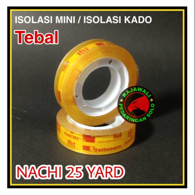 

ISOLASI MINI NACHI 25 YARD / ISOLASI KECIL NACHI TEBAL