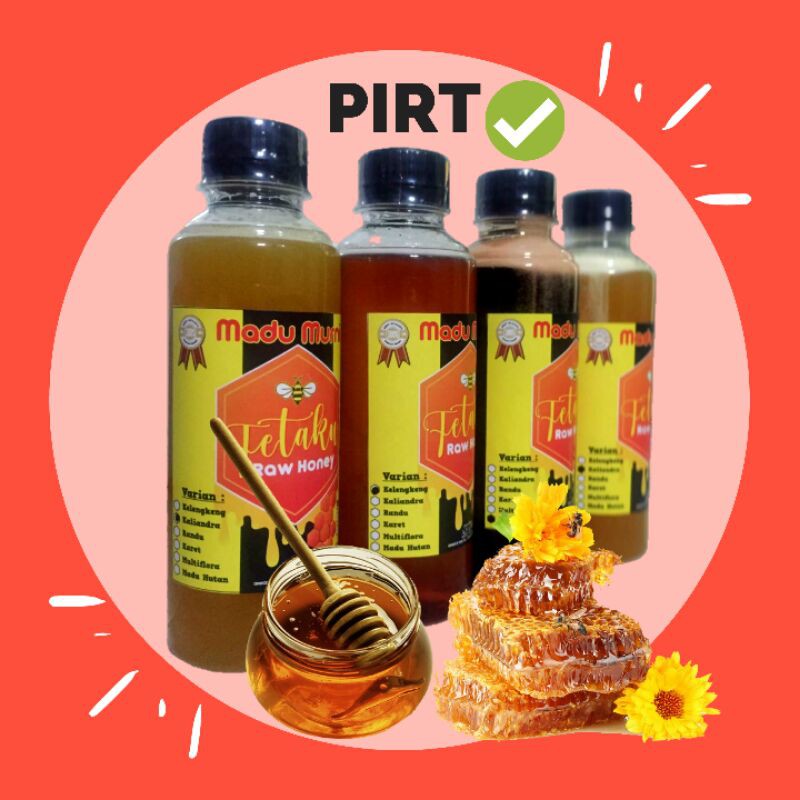 

DISTRIBUTOR MADU MURNI RAW HONEY FETAKU 250ML ASLI MURNI 100% PIRT