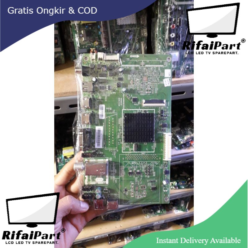 MB MAINBOARD TOSHIBA 55L3750VJ - MESIN TV LED TOSHIBA 55L3750VJ - MOBO MICOM MB TOSHIBA 55L3750VJ