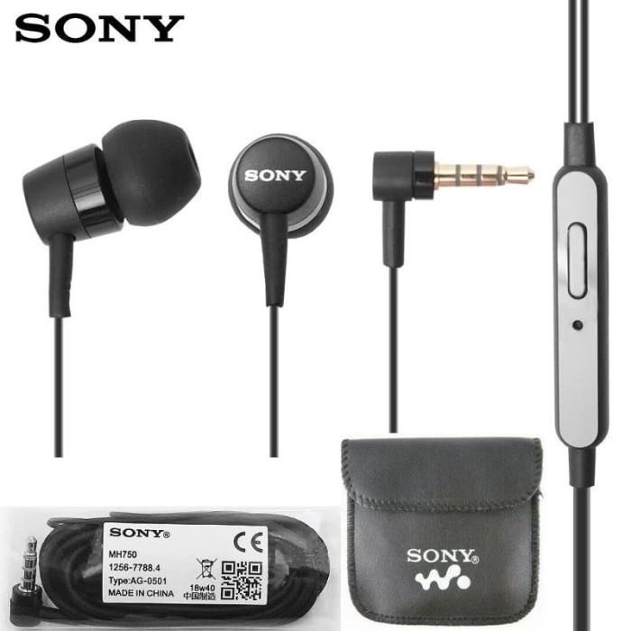 Original 100% Sony Xpreia Mh750 Bass Earphone With Microphone Headset