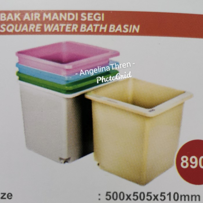 Bak Air Mandi Persegi - Bak Kotak Kamar mandi sudut