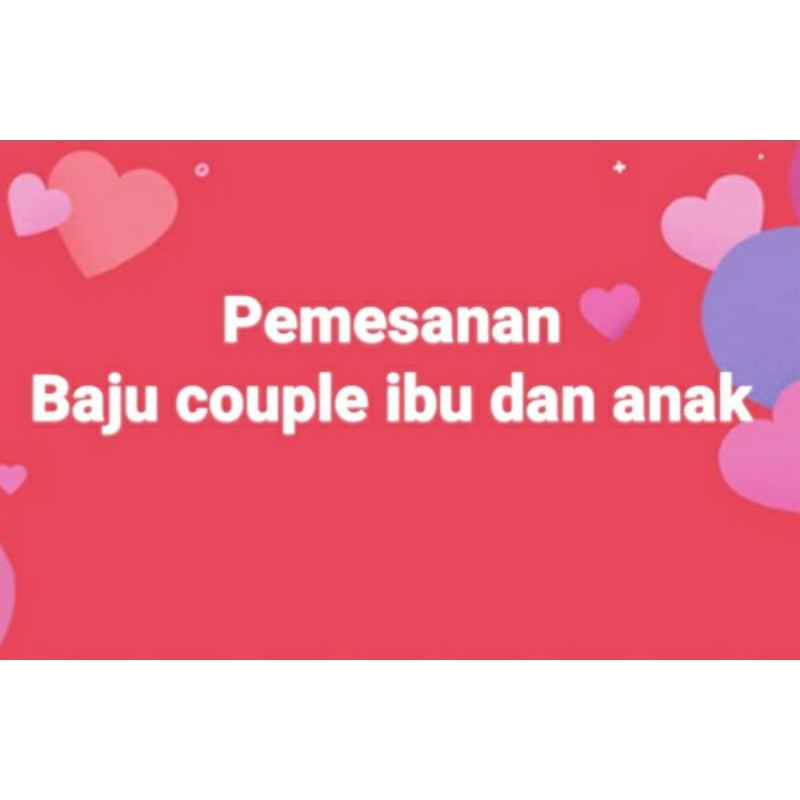 pemesanan gaun untuk ibu dan anak