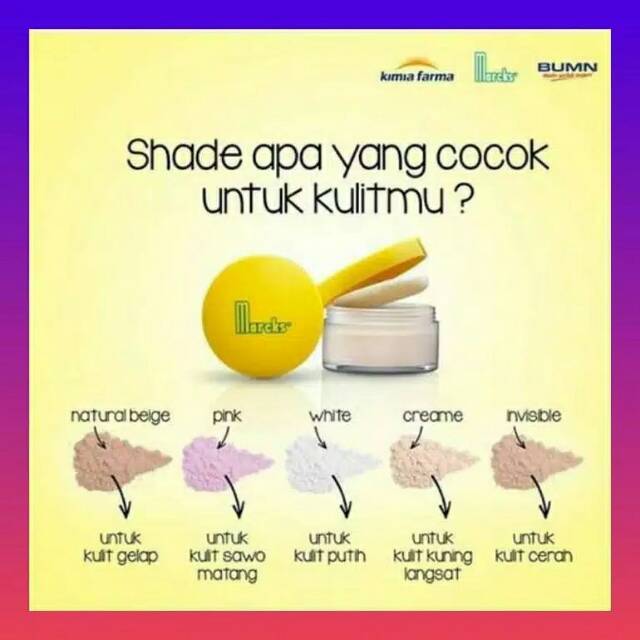 Bedak Marcks Active kimia Farma