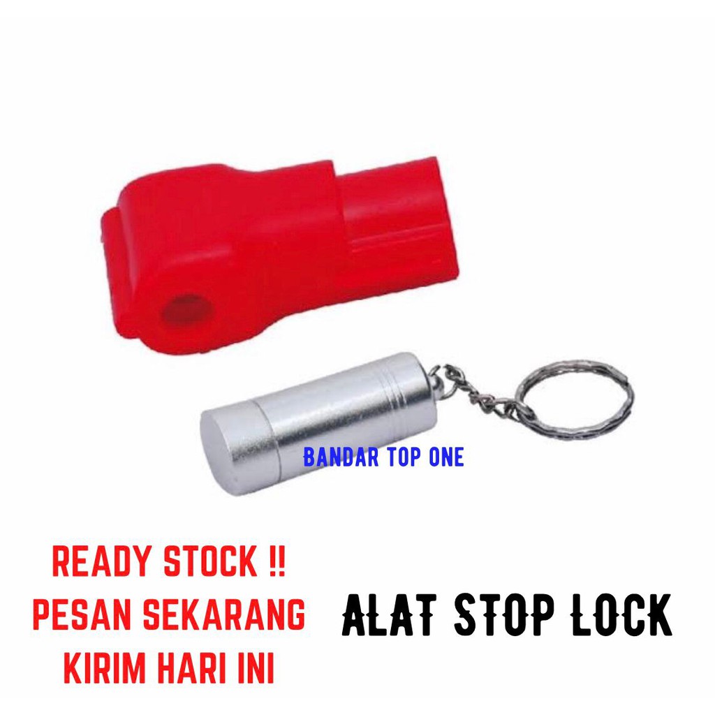 Master stop lock atau pengunci dan pembuka single ram