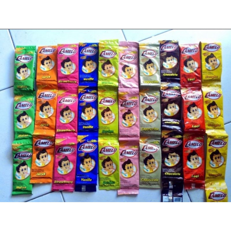 

Refill Es Camelo isi 120 sachet boleh dicampur brp varian rasa a