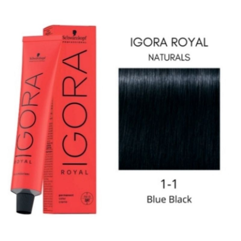 cat rambut igora royal 1/1 blue black