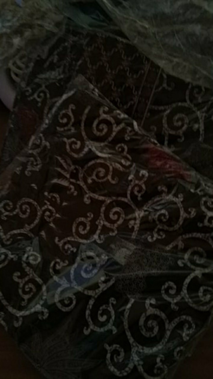 Batik Couple Keluarga Sania Ruffle Ori Ndoro Jowi Dnt Kembang Langit