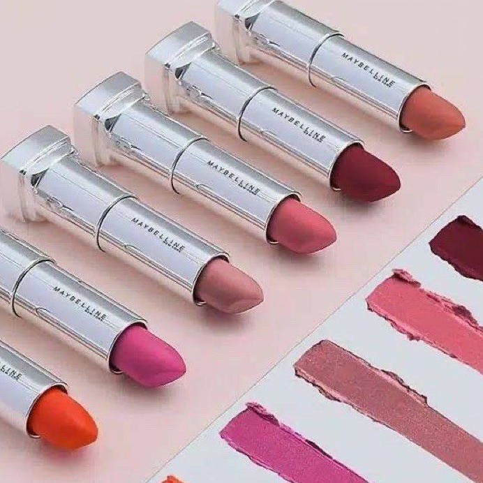 OliveShop ❤️ Maybelline Color Sensational The PowderMattes CreamyMattes Matte Lipstick Lipstik