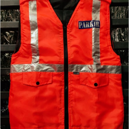 Rompi Parkir Parasut - Rompi Outdoor Warna Stabilo