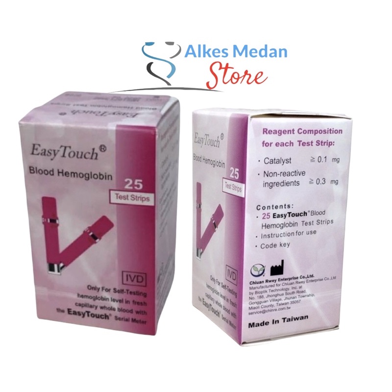 Easy Touch Hemoglobin Isi 25 Strip