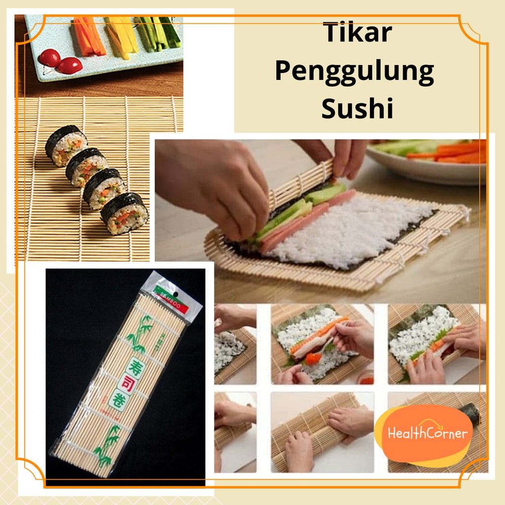 Tikar Penggulung Sushi (Sushi Mat)