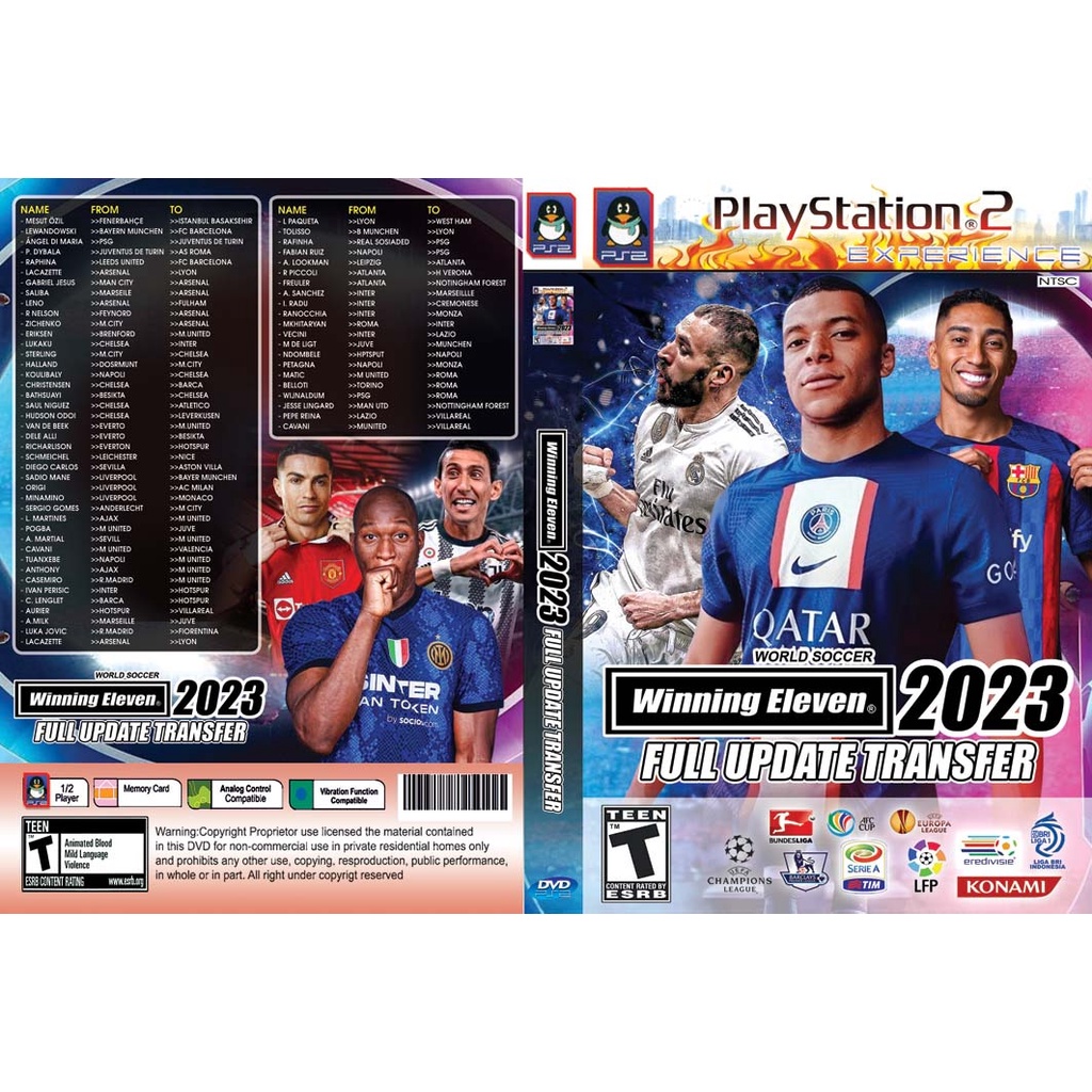 Kaset Ps2 Winning Eleven 20223 Full Update