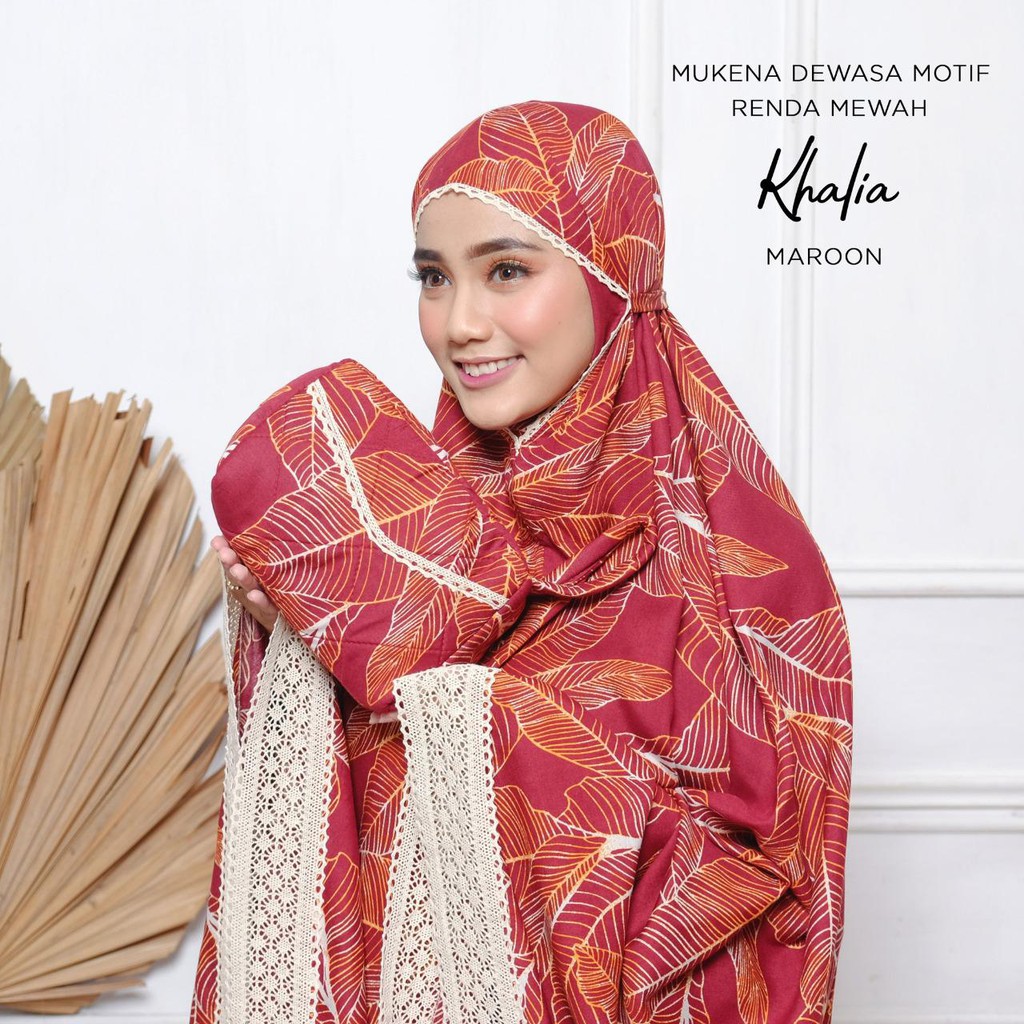 MUKENA BALI TASIK - MUKENA RENDA DEWASA MOTIF KHALIA