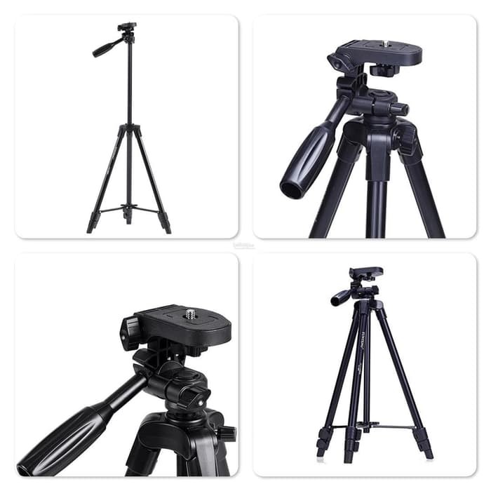 Tripod BLUETOOTH Yunteng VCT-5208 1,25Cm / 1 Meter Standing Hp dan Camera Phone Holder HP Handphone