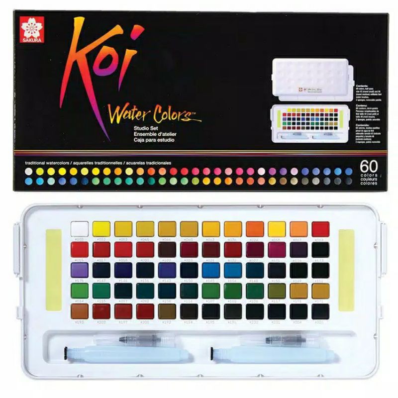 

Sakura Koi Watercolor Box Set - 60 colors