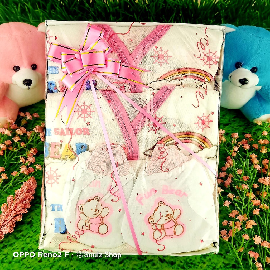 SOUL [Baby 10] Hamper Bayi Kado Lahiran Newborn Paket Set Lengkap  Cute Gift Parcel Real Pict Hampers baby boy and girl Parcel Bayi Laki-laki Perempuan