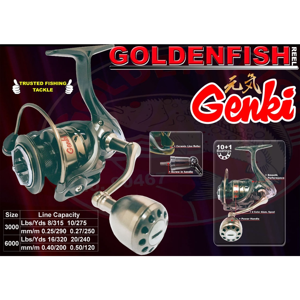 Reel GOLDENFISH GENKI (POWER HANDLE)