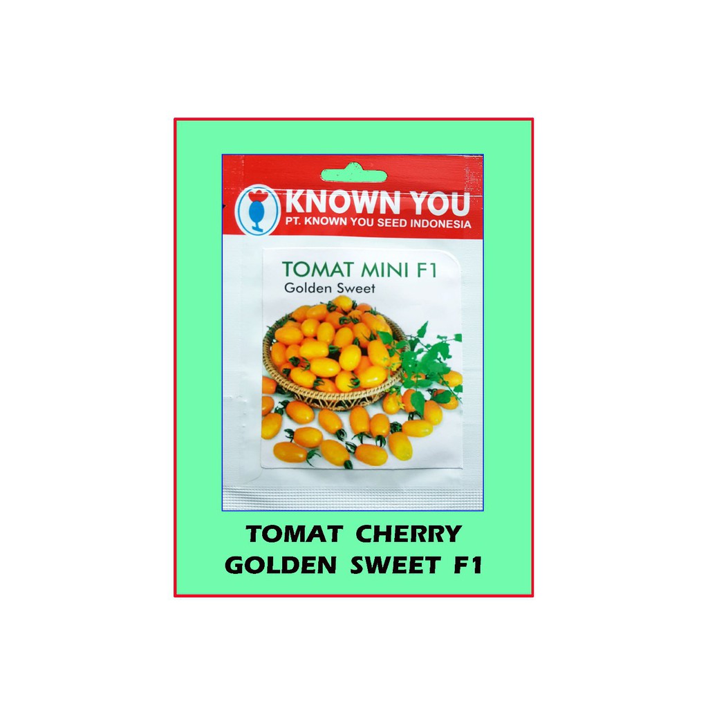 50 benih tomat cherry golden sweet Diskon