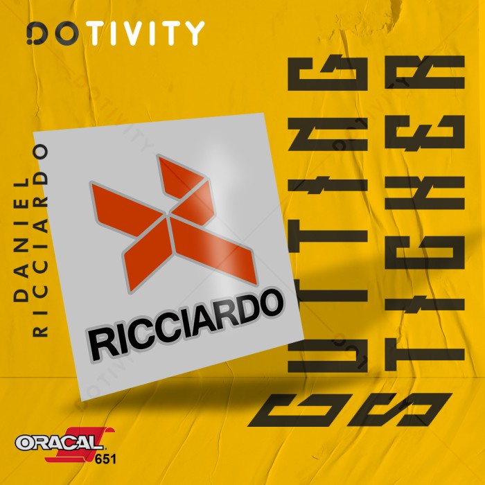 

Cutting Sticker F1 DRIVER - DANIEL RICCIARDO 2 Colors
